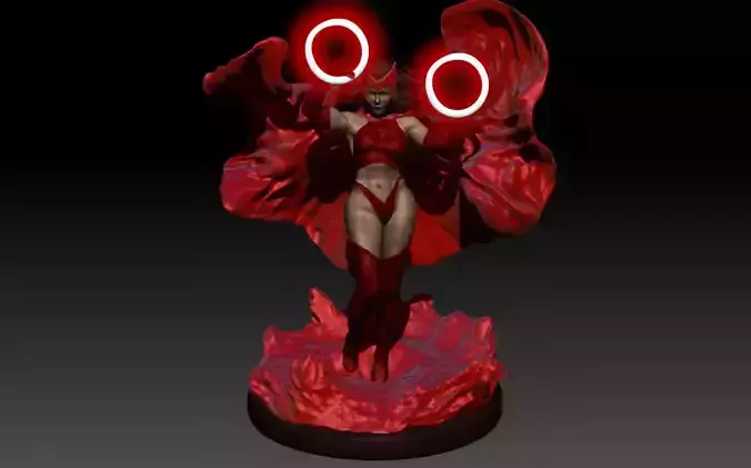 Scarlet witch from marvel