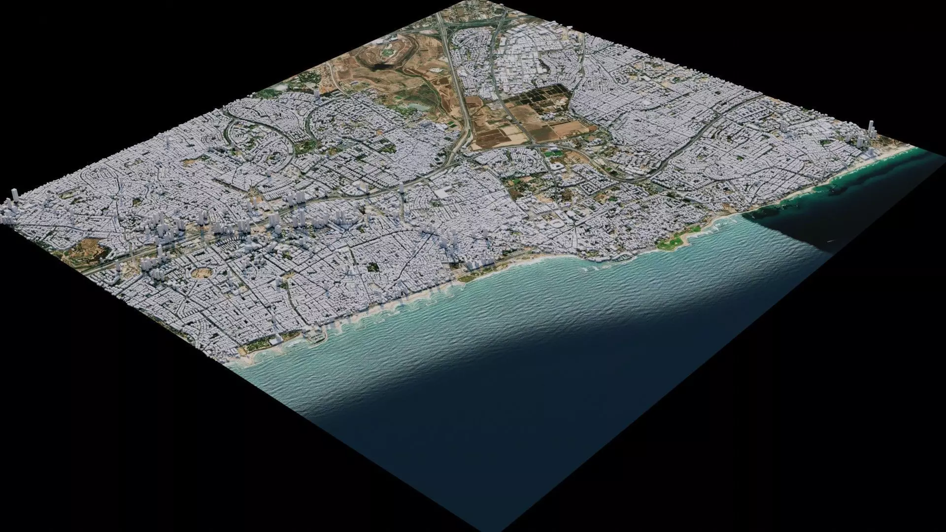 Tel Aviv Yafo - Israel 3D model_0