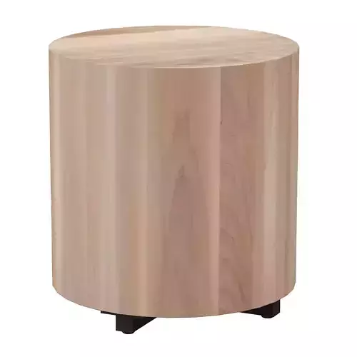 Dillon Ashen Walnut End Table Crate and Barrel