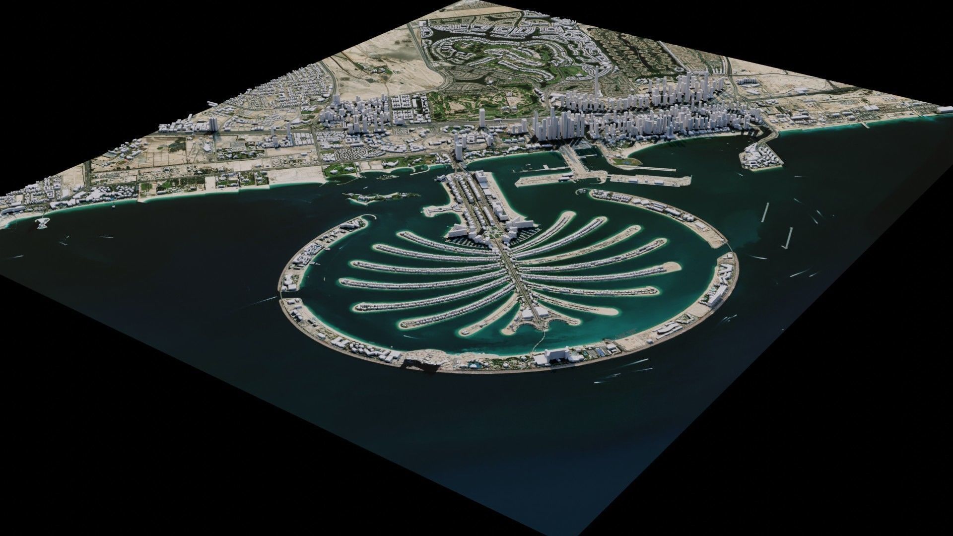 Dubai - United Arab Emirates 3D model_1