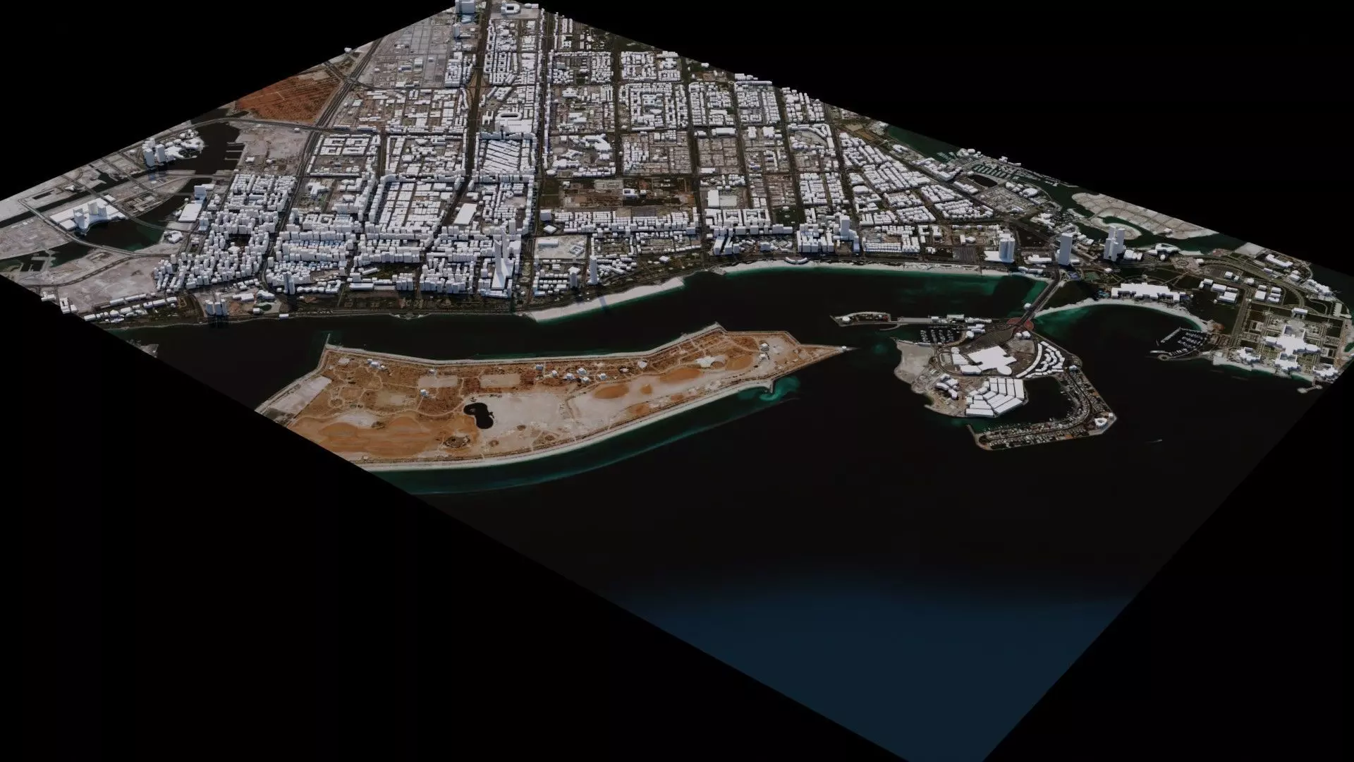 Abu Dhabi - United Arab Emirates 3D model_0