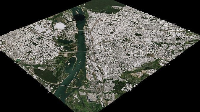 Novosibirsk - Russia 3D model