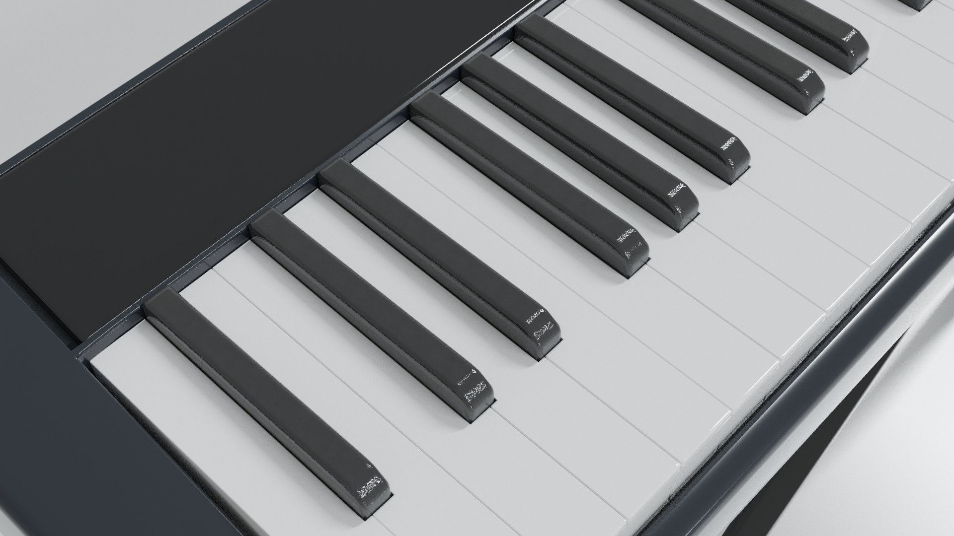 Electric Piano Free 3D model_3