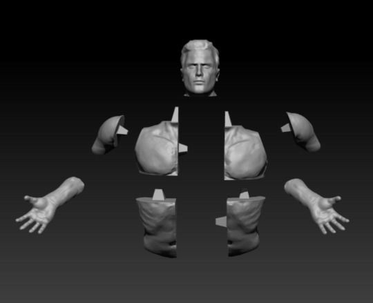 Lifesize Sculpture out of Wall STL Files for 3D Printing 3D print model_3