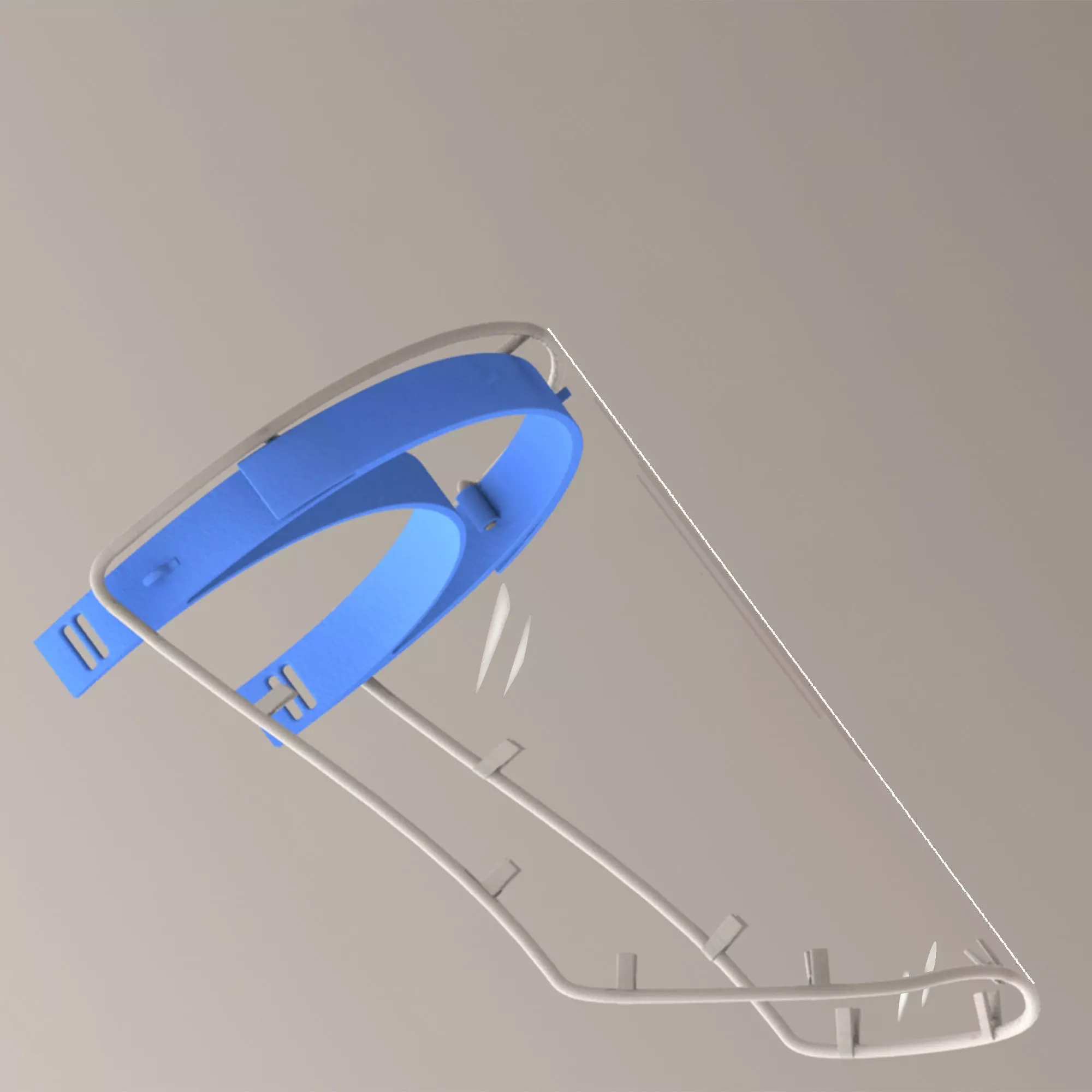 face shield- optional 3D print model