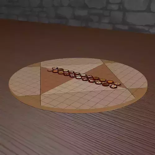 Pai Sho Low-poly 3D model