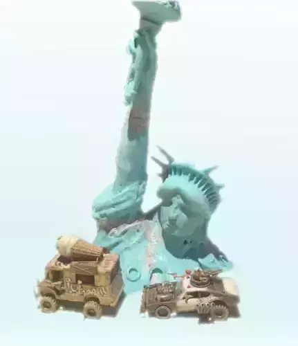 Forgotten Liberty 3D print model