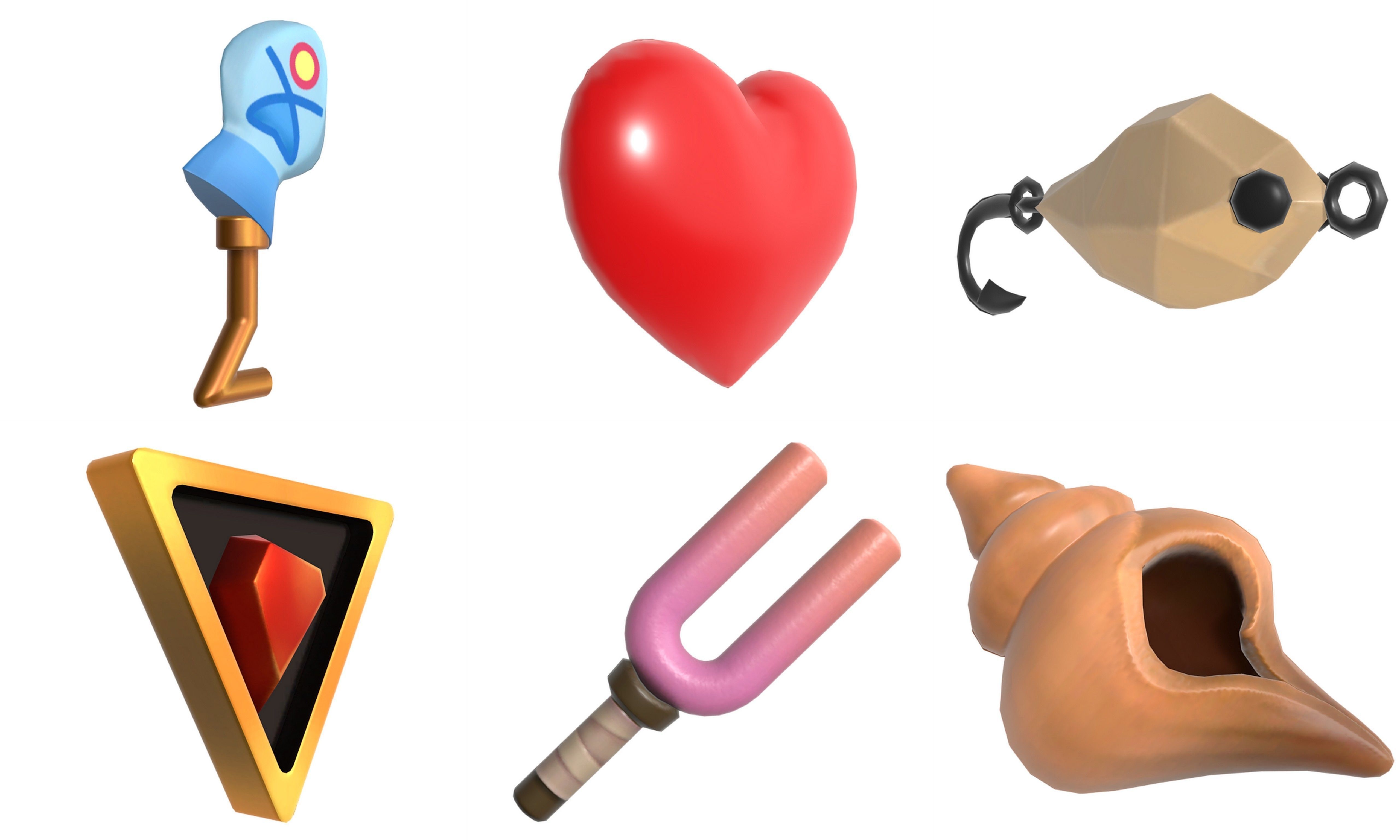 Cartoon - Items Low-poly 3D model_3