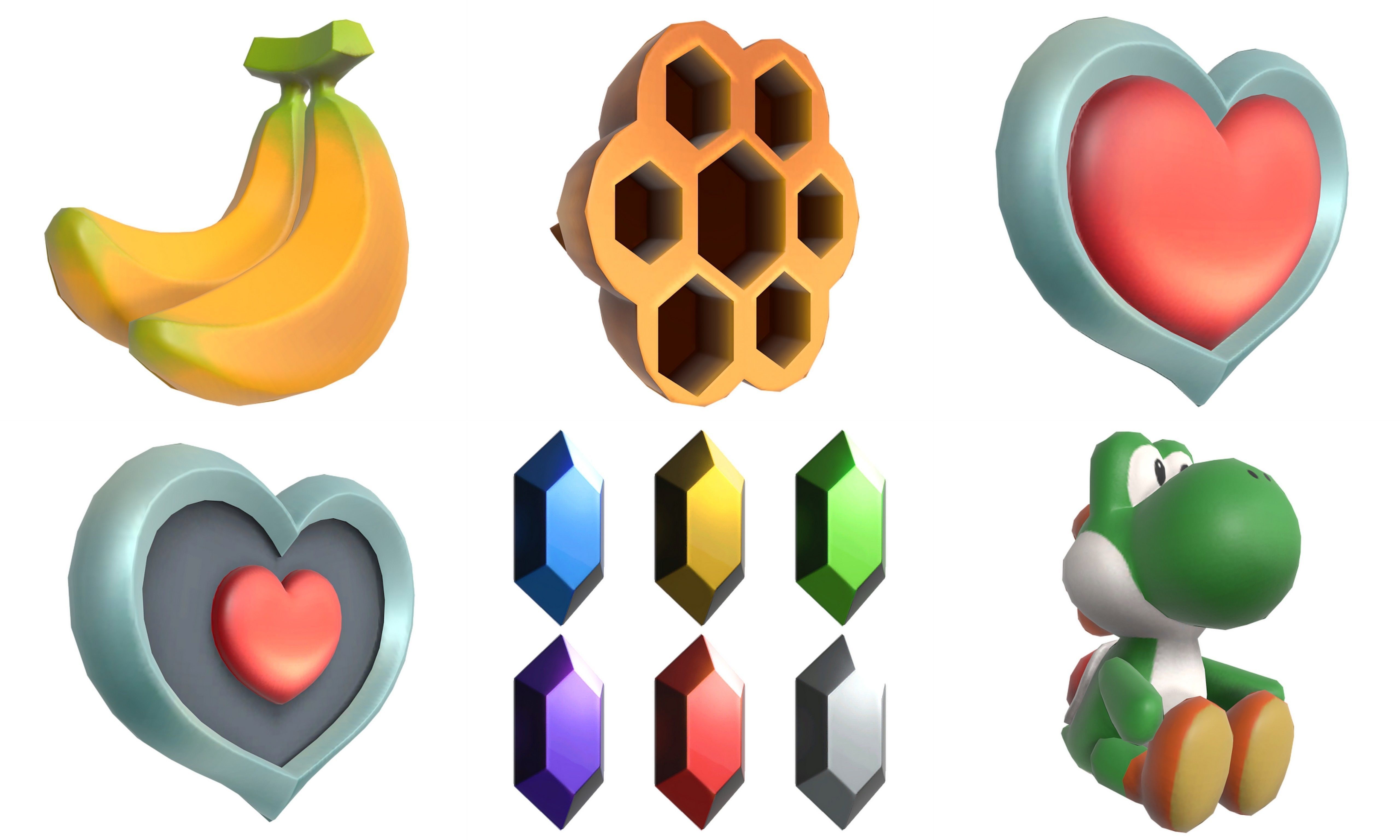 Cartoon - Items Low-poly 3D model_1