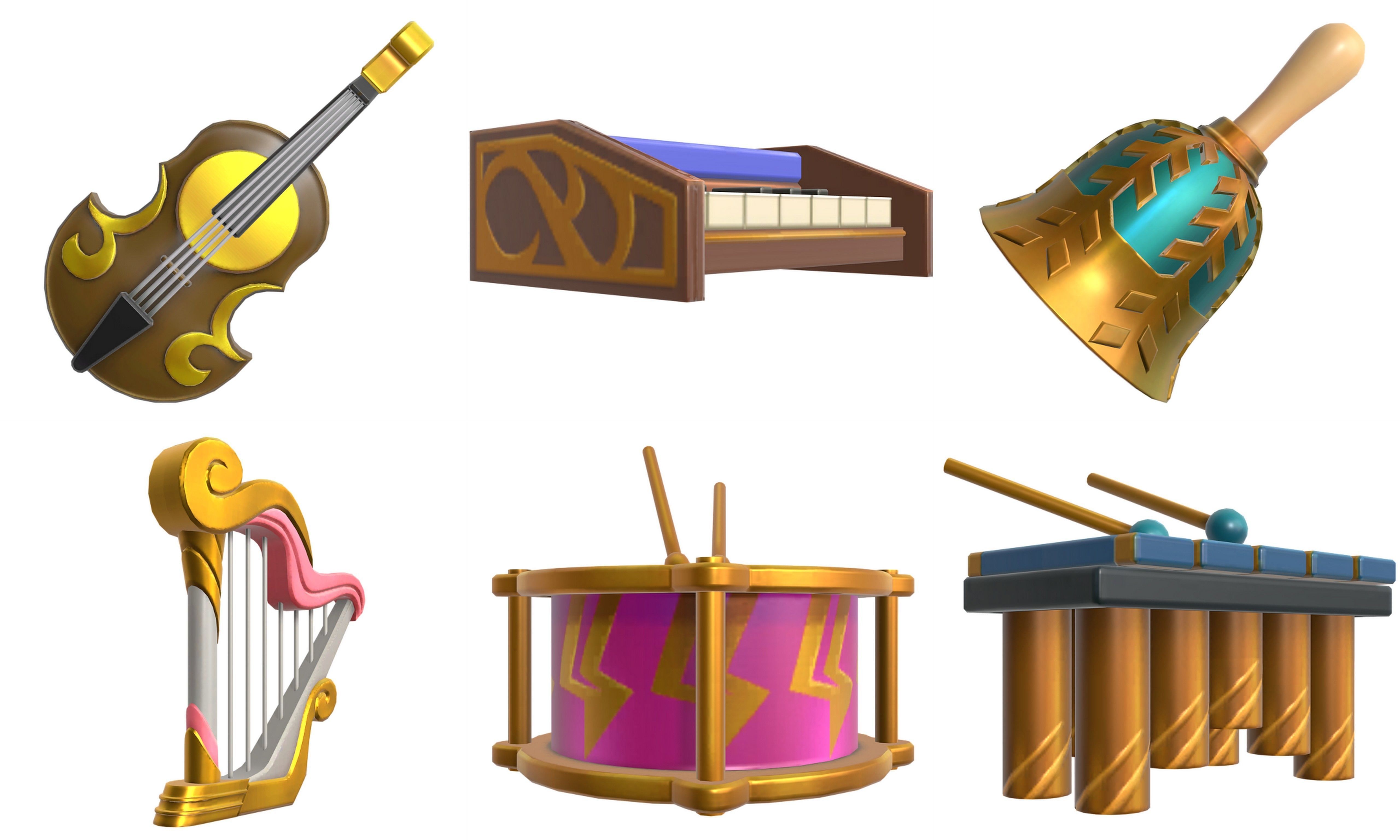 Cartoon - Items Low-poly 3D model_5