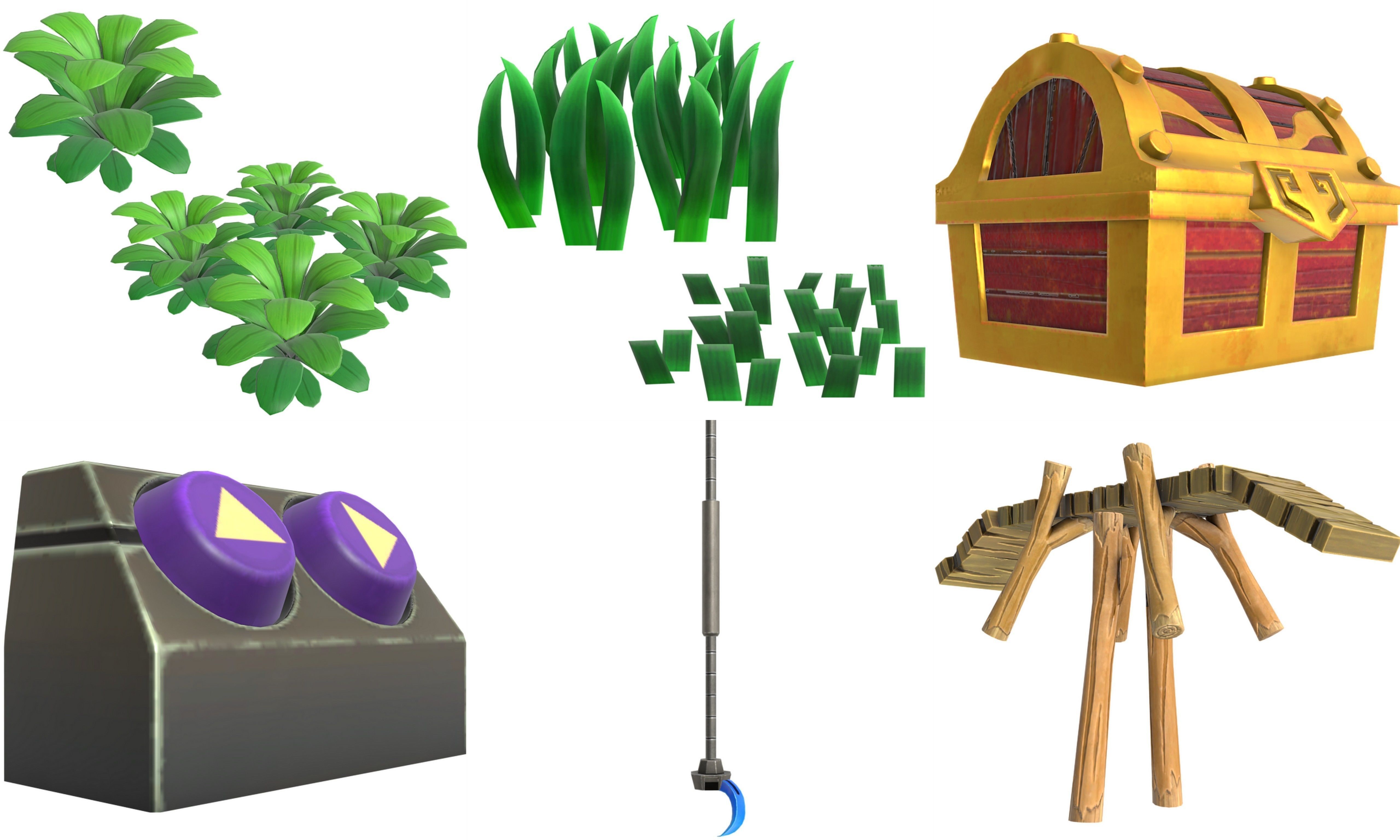 Cartoon - Objects Low-poly 3D model_3
