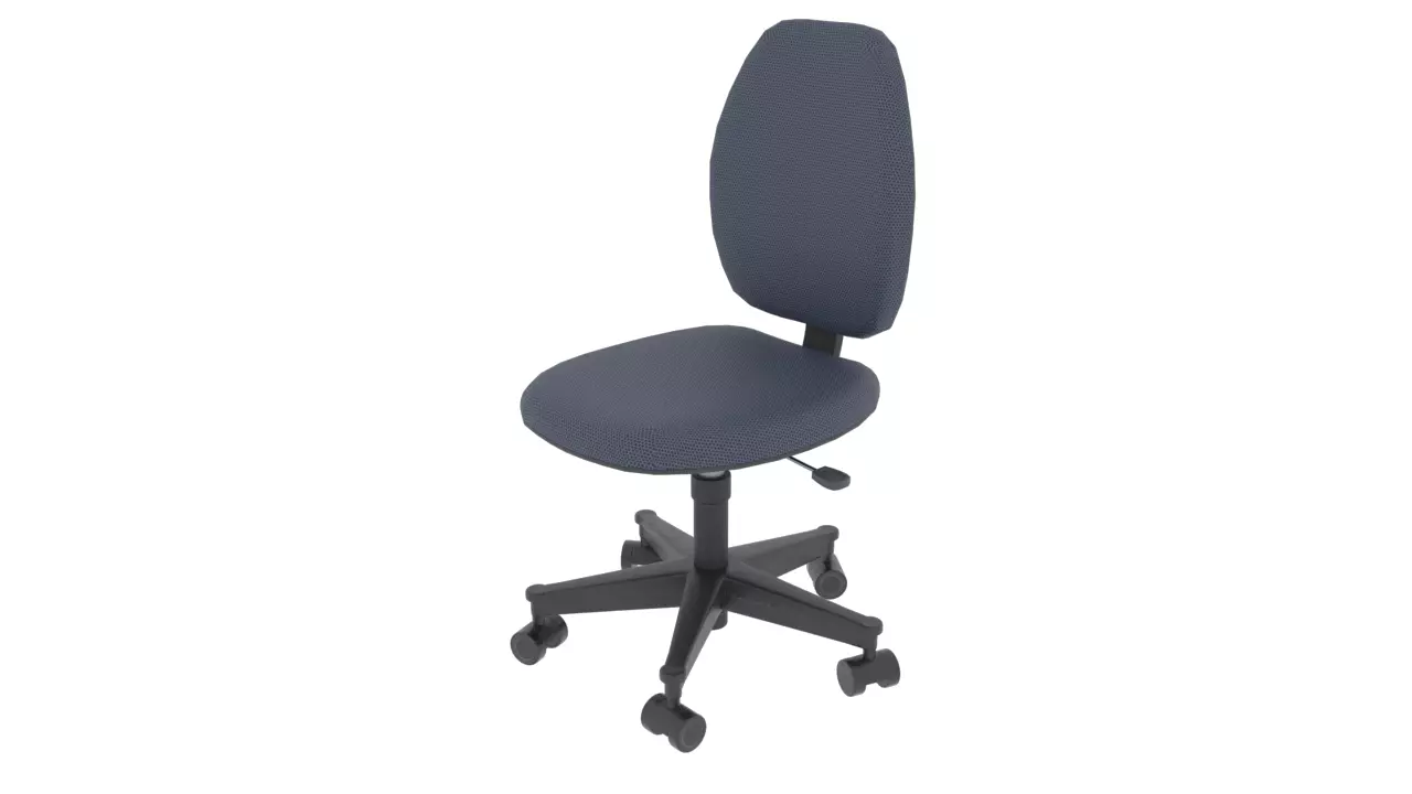 chair 3d model office Low-poly 3D model_0