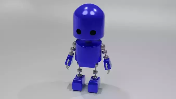 The robot made of Metal