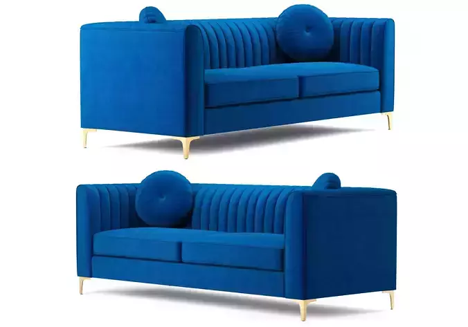 Isabelle Velvet Sofa Meridian Furniture 