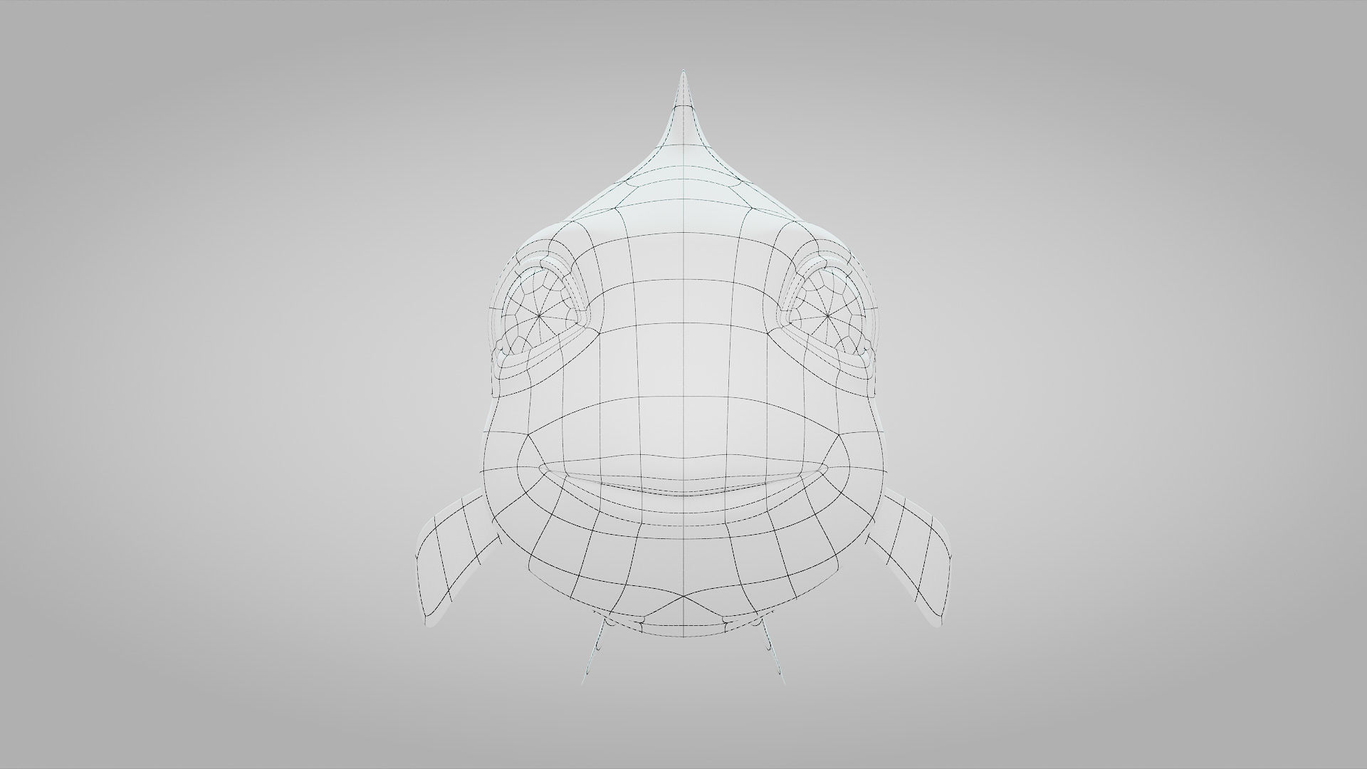 Small Fish Animated Low-poly 3D model_8