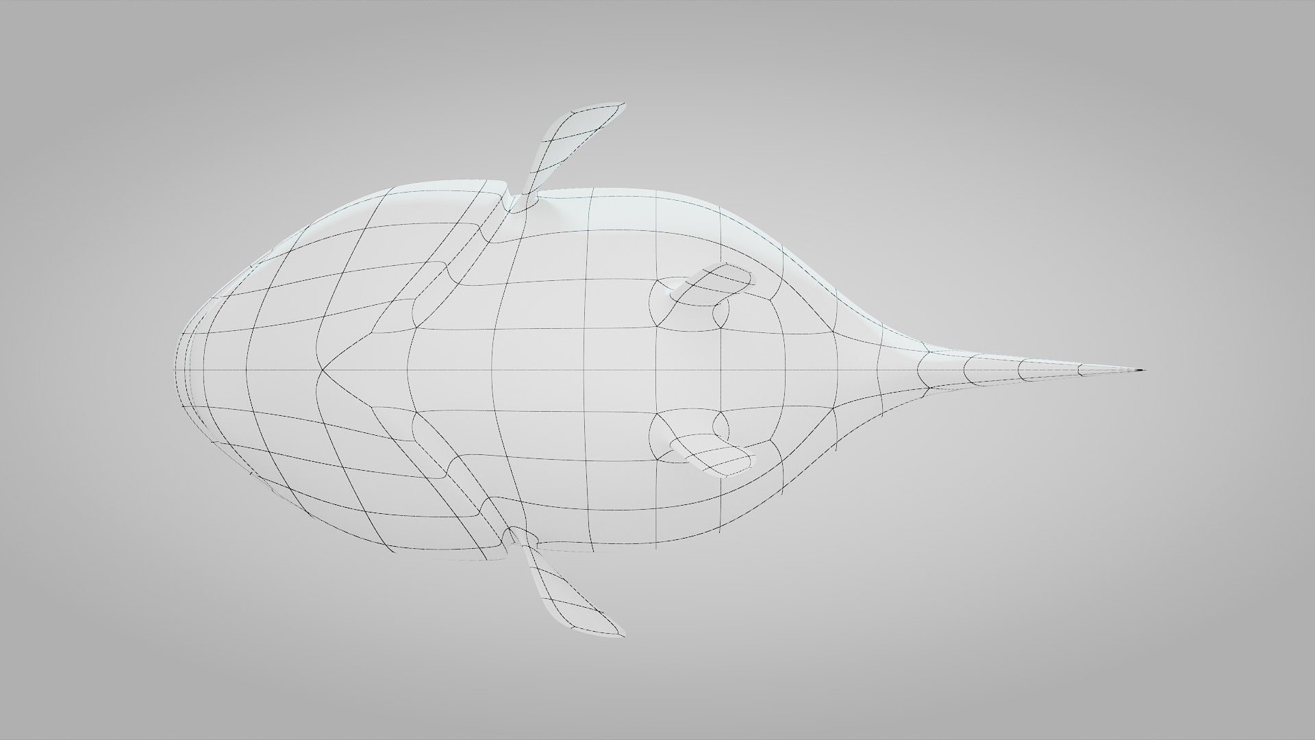 Small Fish Animated Low-poly 3D model_10