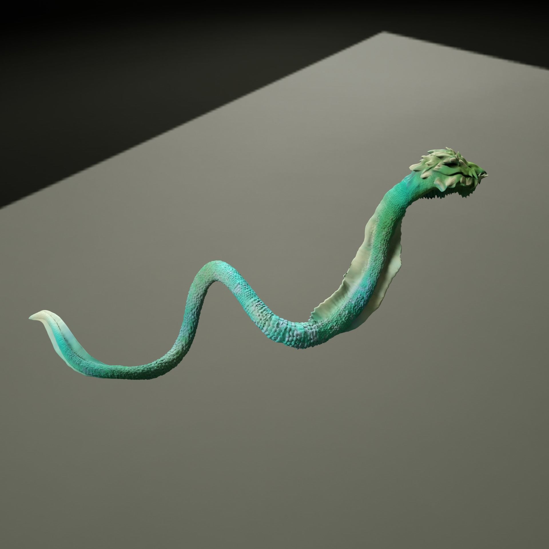 Magic Dragon Snake 3D model_2