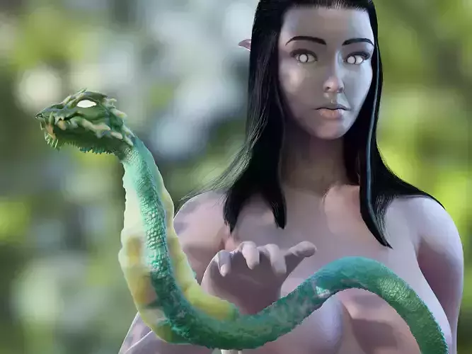 Magic Dragon Snake 3D model
