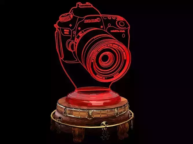  Chinese  display stand  with camera neon  illusion light 