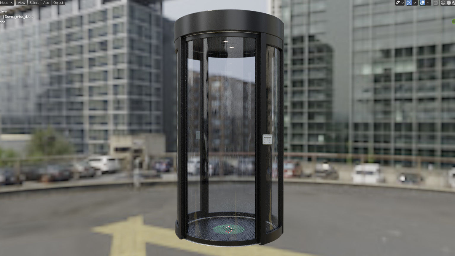 Lock cabin Orthos PIL-S01 3D model_5