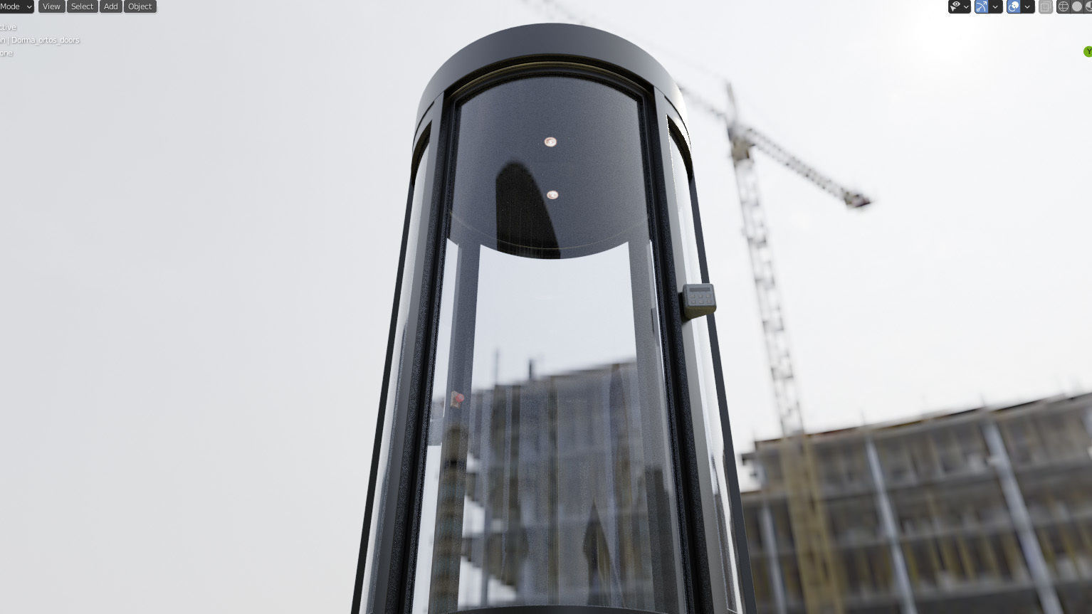 Lock cabin Orthos PIL-S01 3D model_4