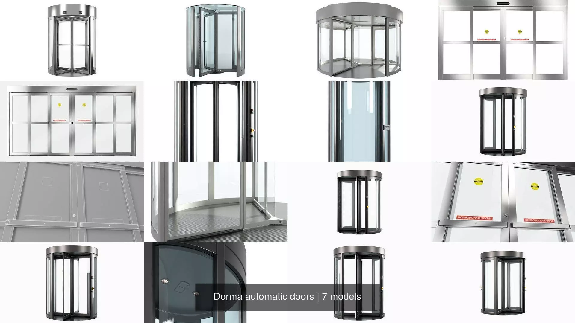 Dorma automatic doors 3D Model Collection_2