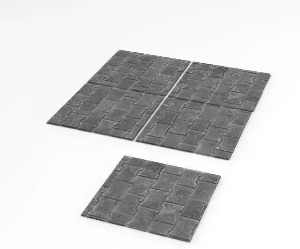 Texture PBR 4K set of stone tiles Texture