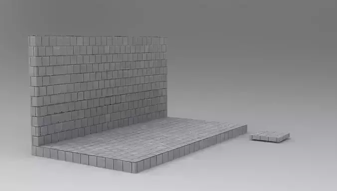 Texture PBR 4K brick wall