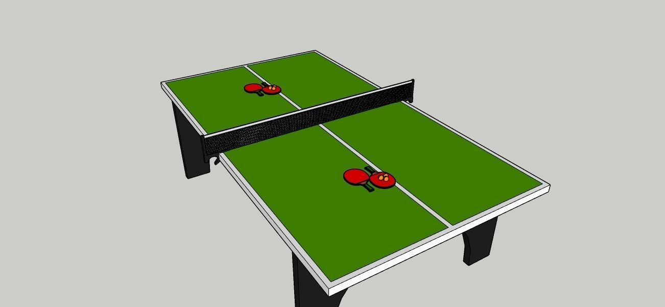 table tennis 3D model_7