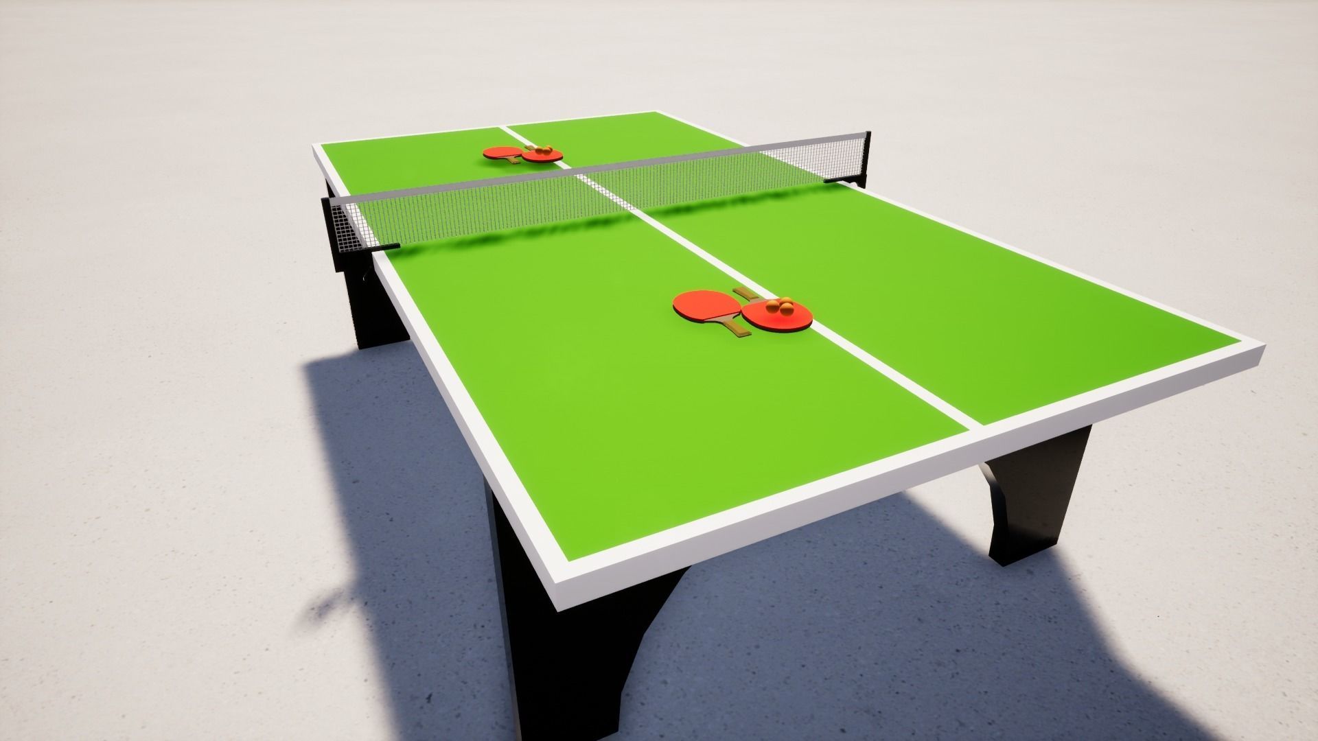 table tennis 3D model_1