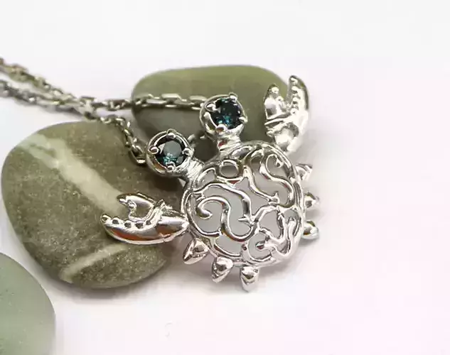 Crab pendant - 3D model for jewelry