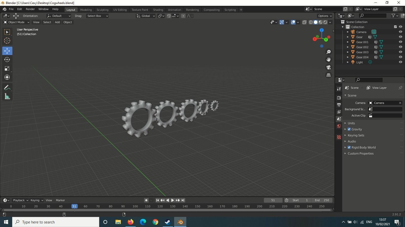 Alien Low-poly 3D model_4