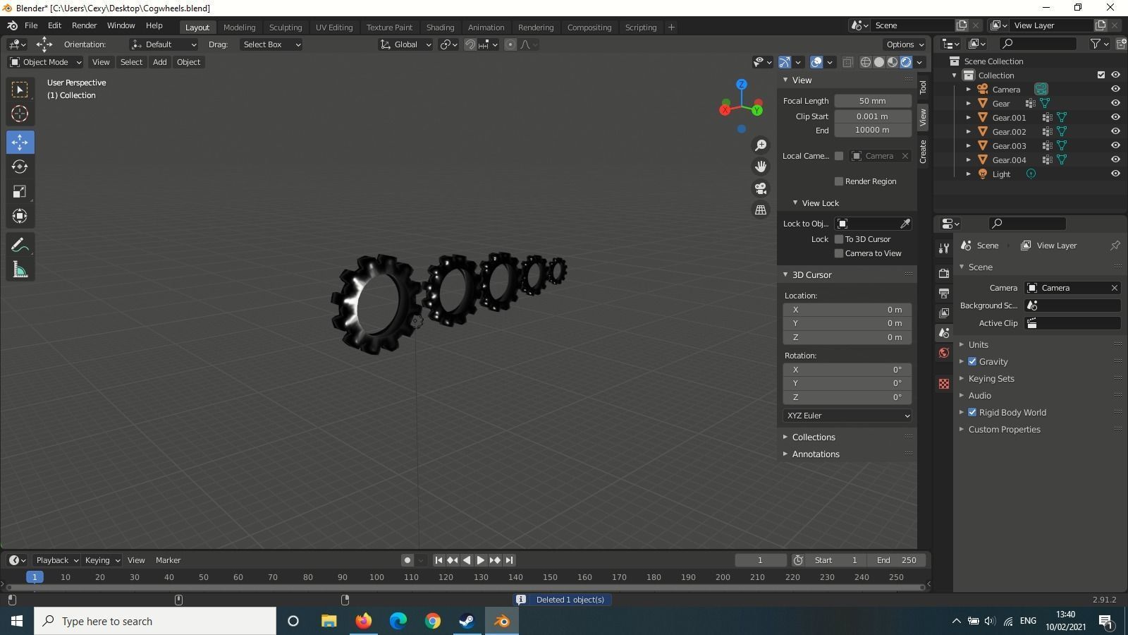 Alien Low-poly 3D model_5