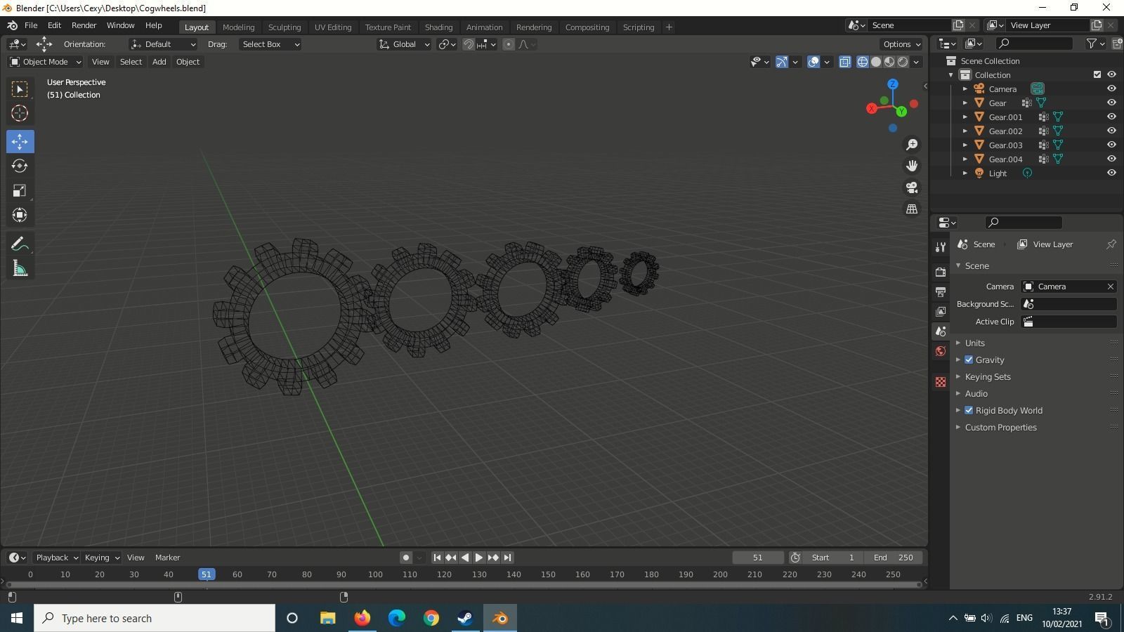 Alien Low-poly 3D model_3