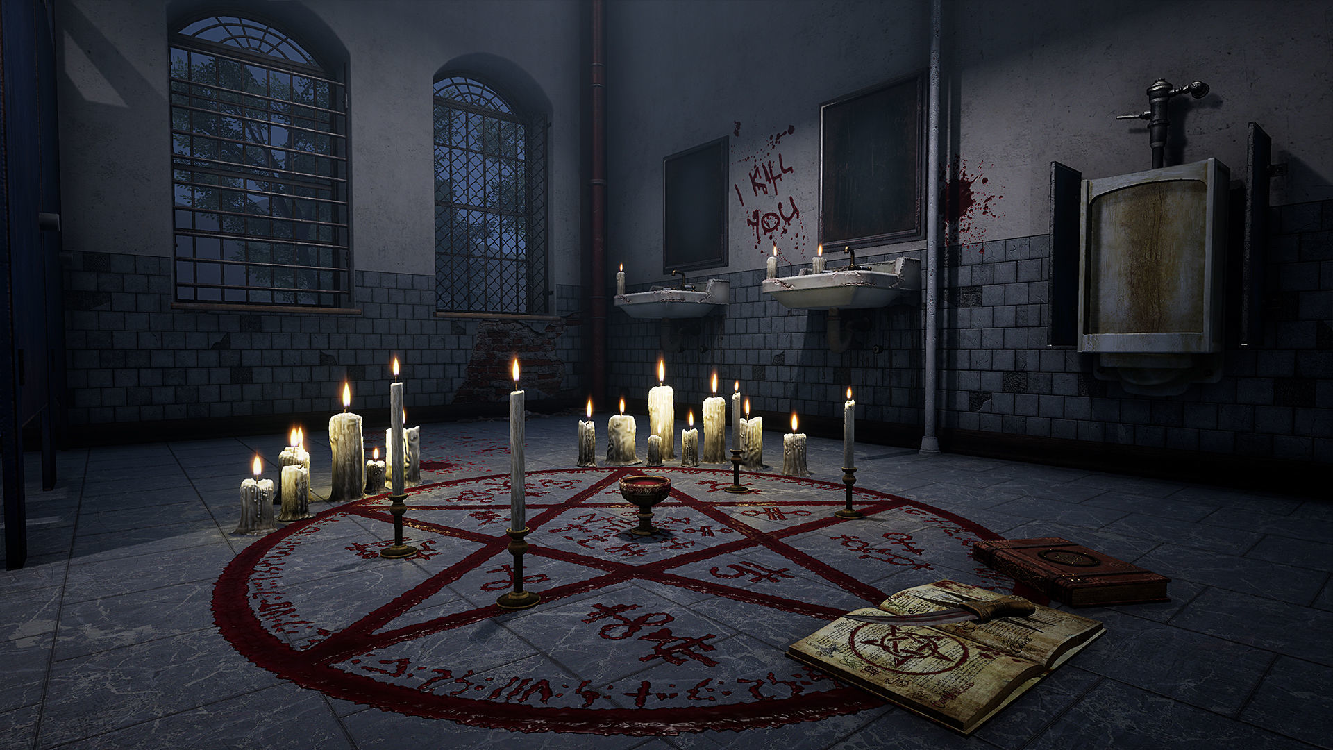 Abandoned Psychiatric Hospital Low-poly 3D model_6