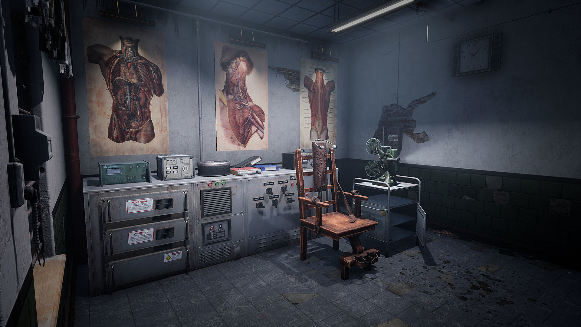 Abandoned Psychiatric Hospital Low-poly 3D model_11