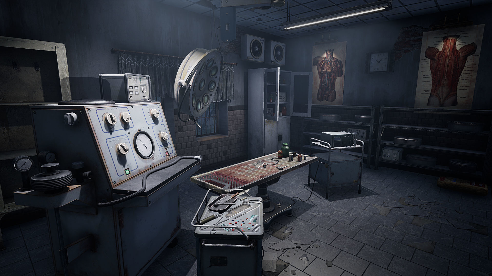 Abandoned Psychiatric Hospital Low-poly 3D model_2