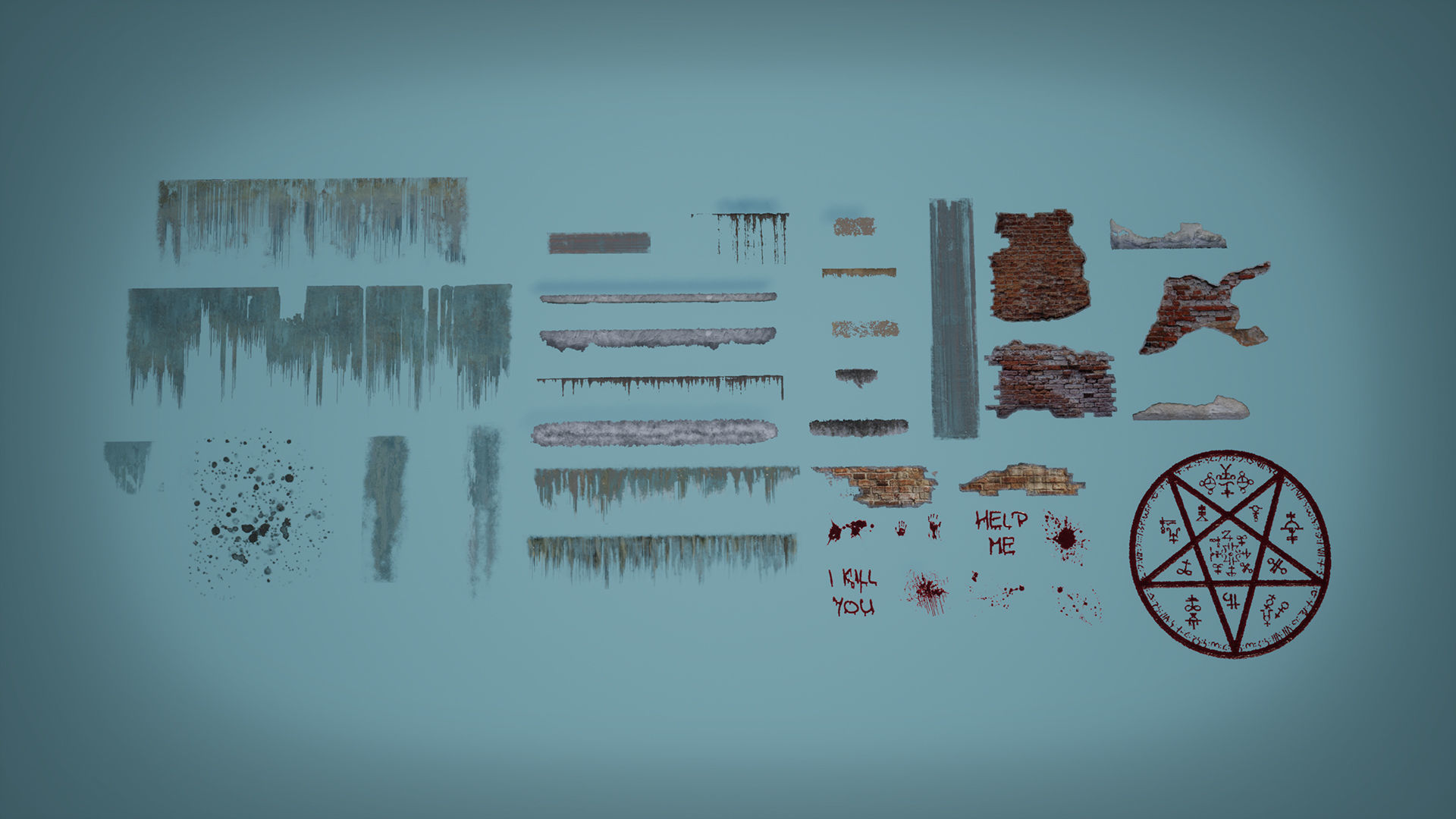 Abandoned Psychiatric Hospital Low-poly 3D model_10