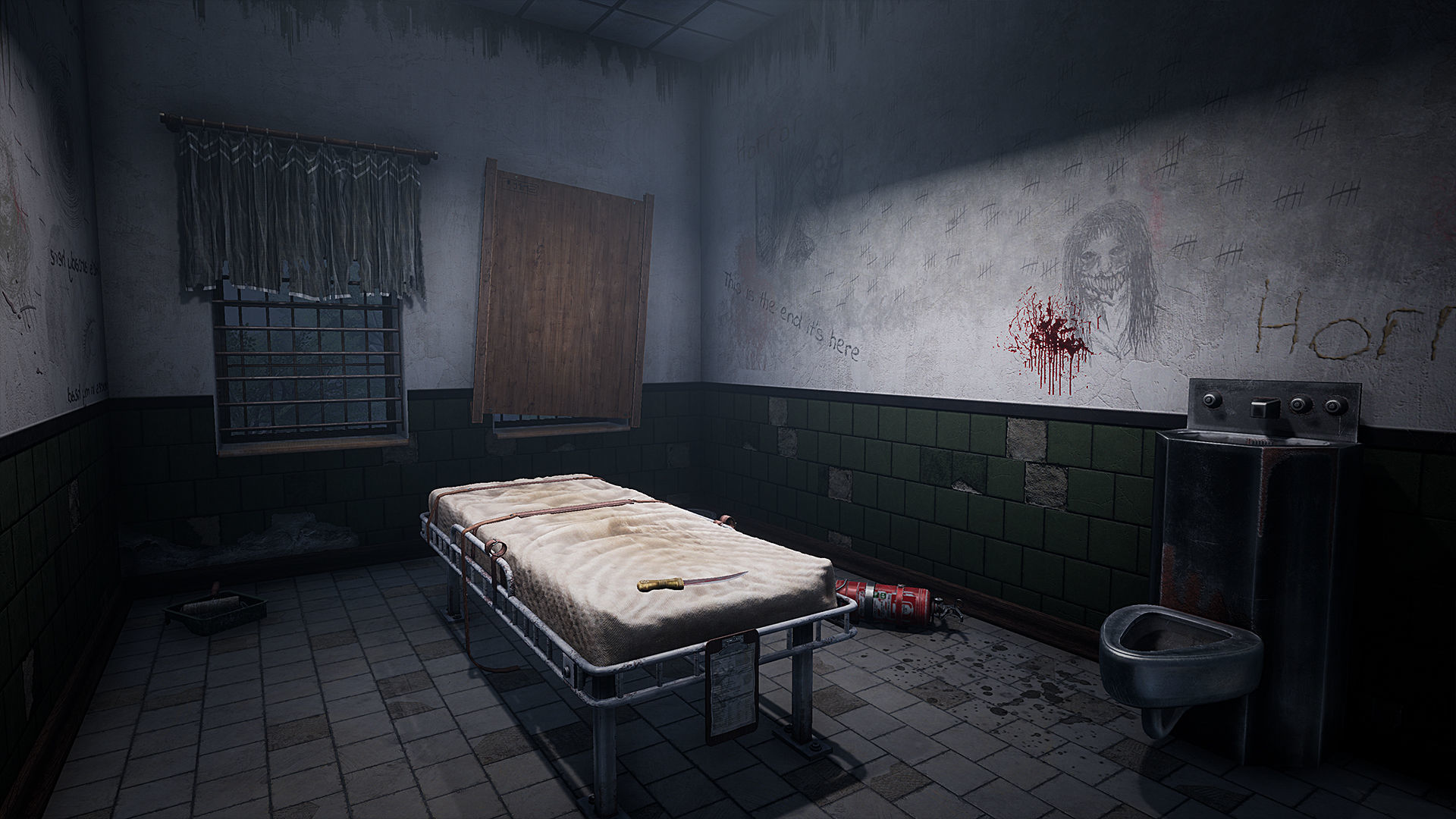 Abandoned Psychiatric Hospital Low-poly 3D model_14