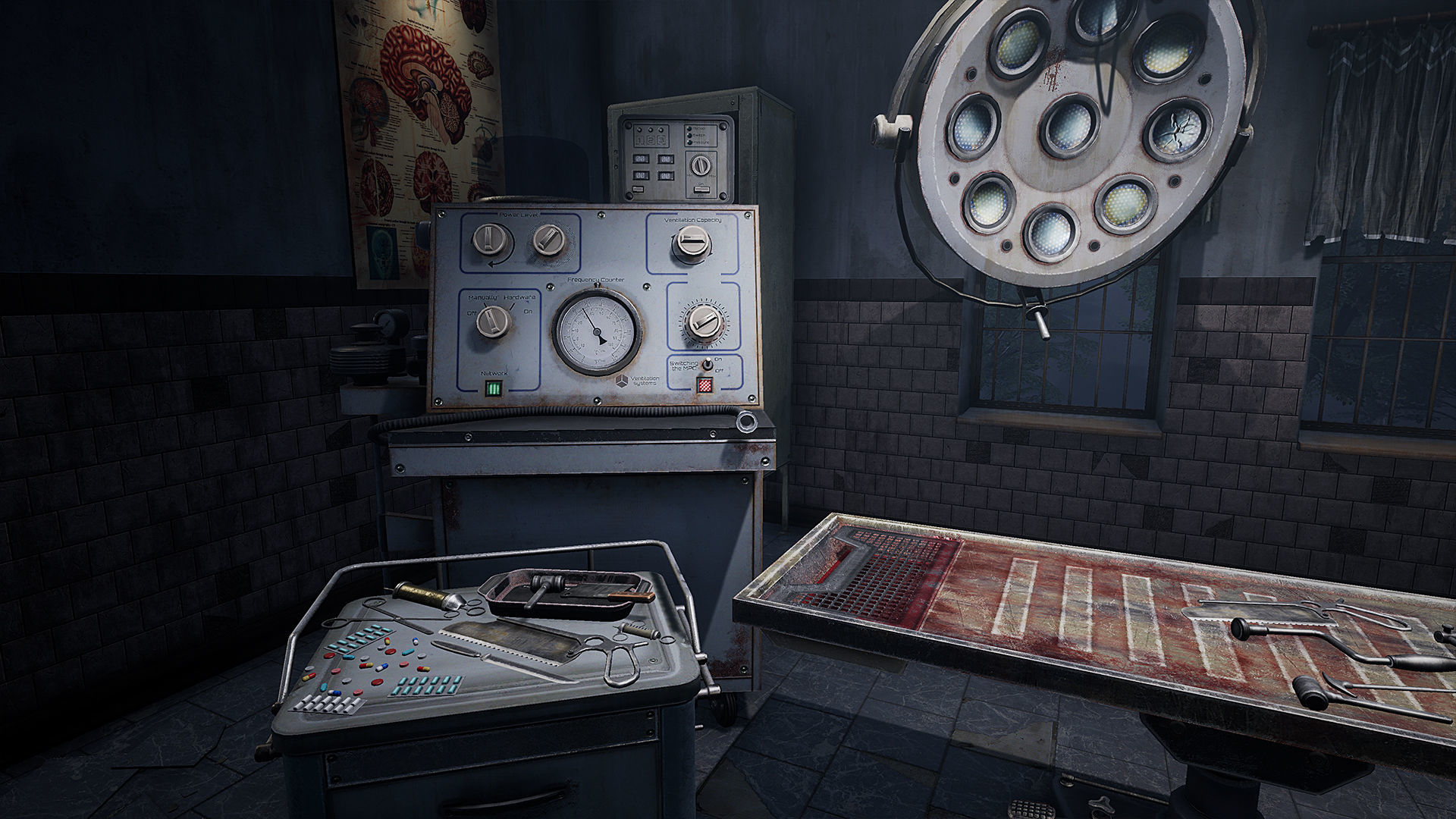 Abandoned Psychiatric Hospital Low-poly 3D model_13