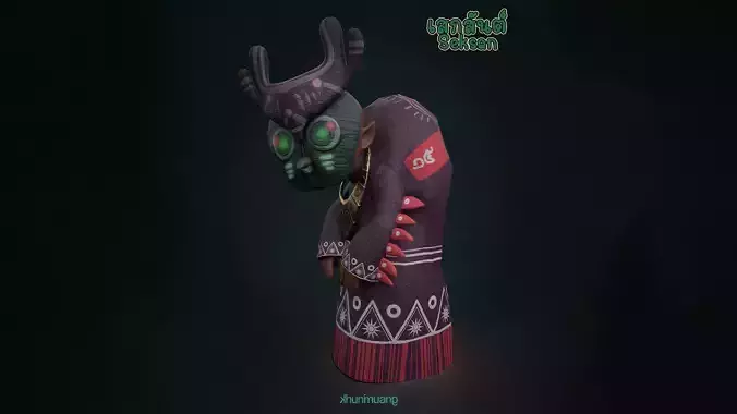 character design is based on Thai ghost bird