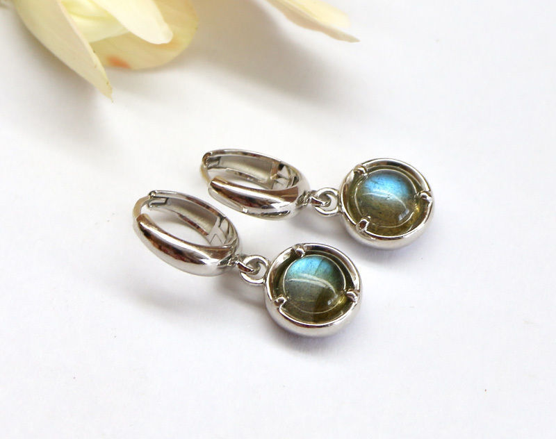 Hoop earrings findings for adding dangling elements 3D print model_5