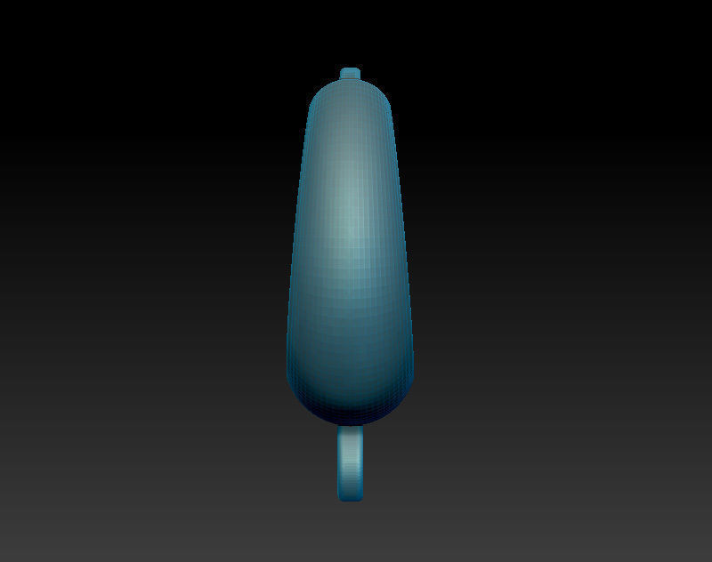 Hoop earrings findings for adding dangling elements 3D print model_3