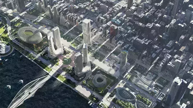 Sci-fi Architecture 3D model Sci-fi Architecture 3D model