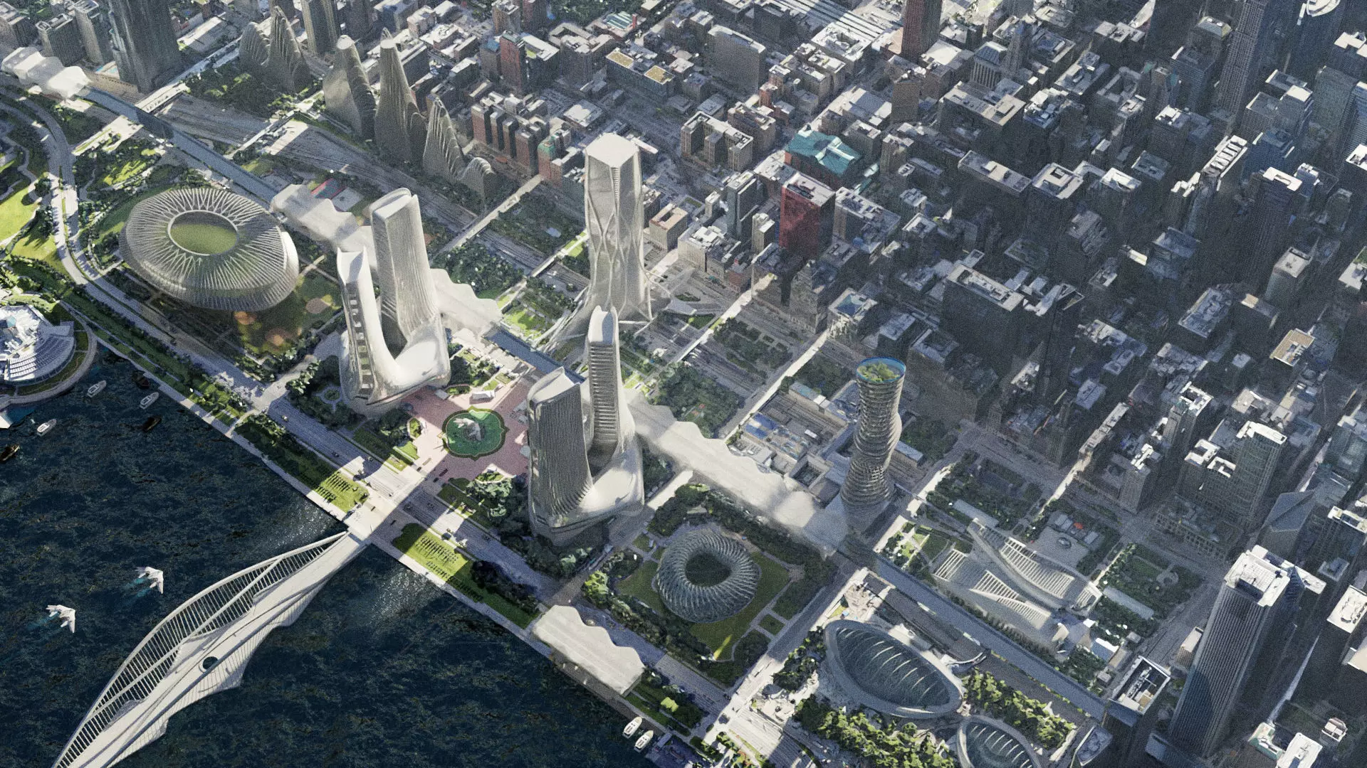 Sci-fi Architecture 3D model_0