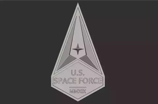 Space Force Insignia 3D print model