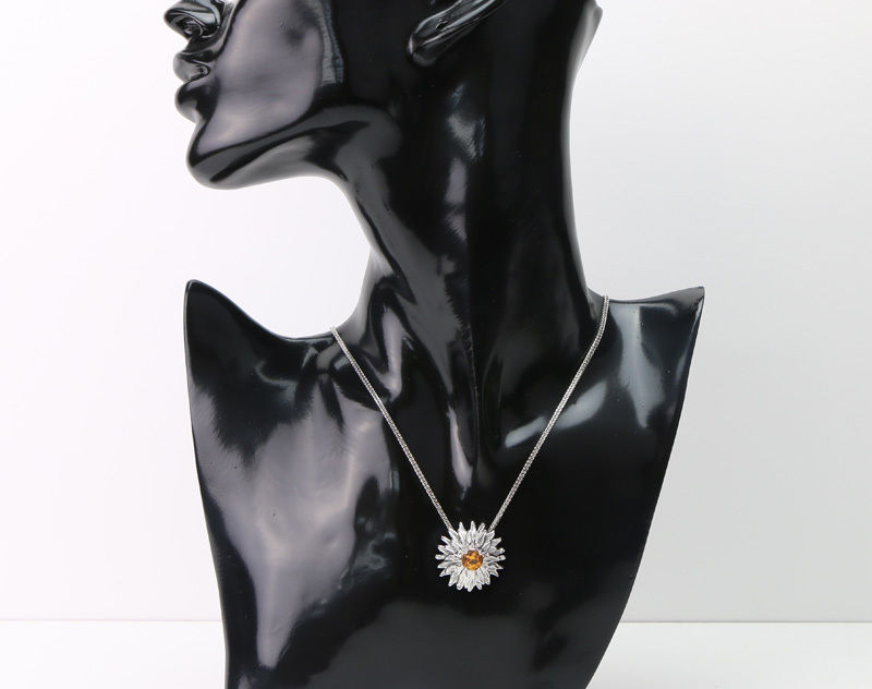 Flower pendant 3D model for downloading 3D print model_4