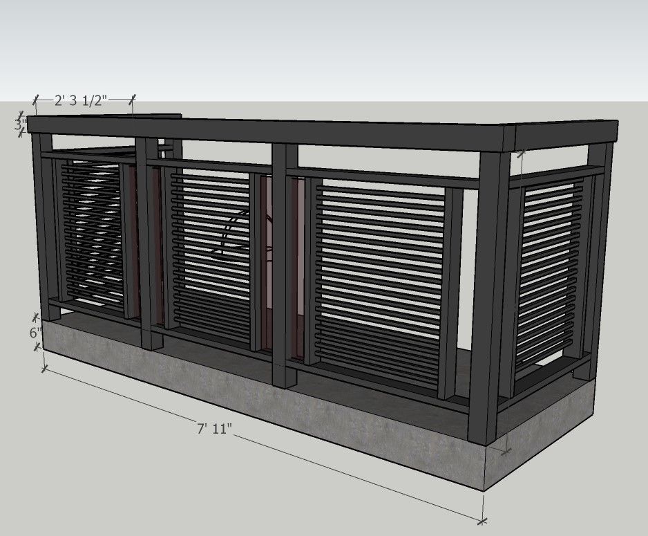 3D model Verandah Railing Design VR / AR / low-poly | CGTrader
