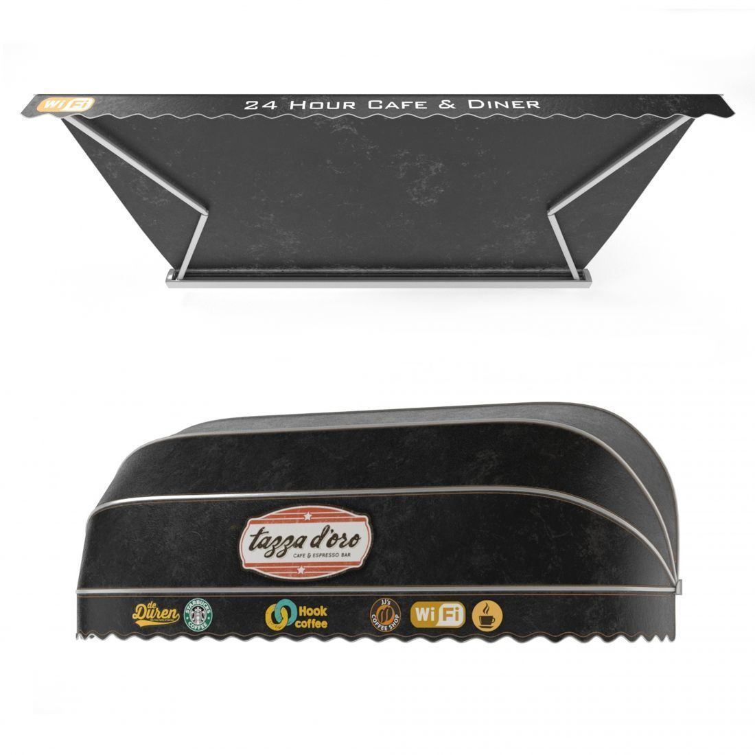 Awning collection  3D model_2