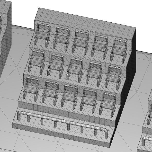 Stylish Tennis Stadium 3D model_5